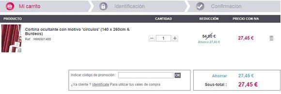 Código promocional de Cortina-casa.es